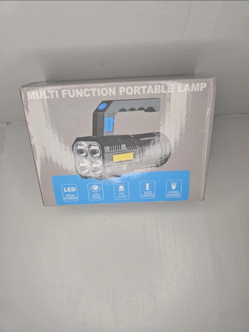 Multi-Function Portable LED Lamp - Black